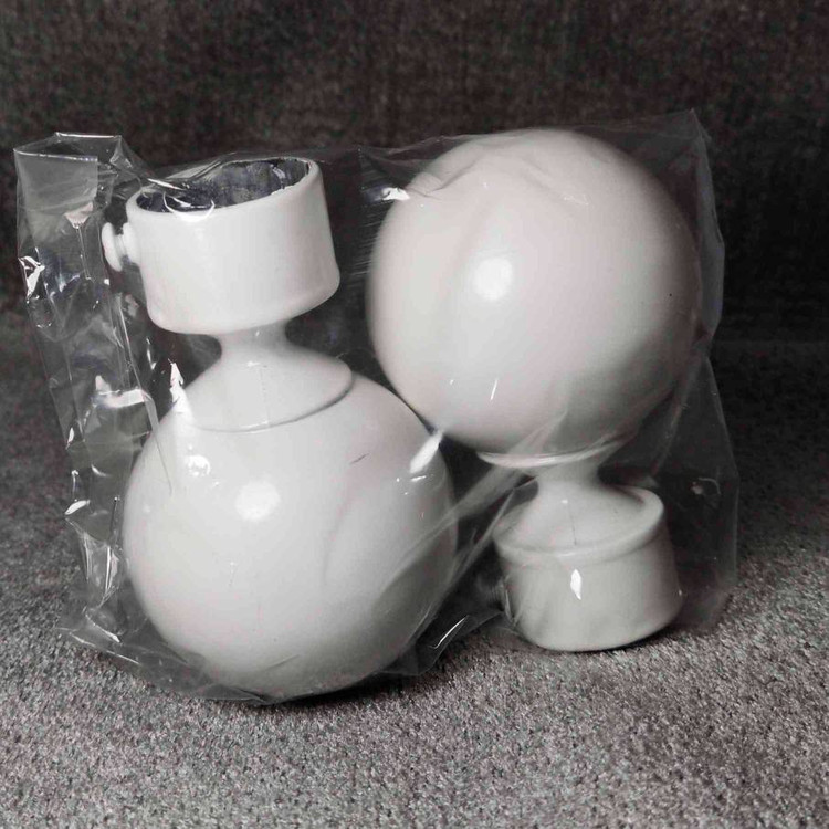 کلاهک المپیک سفید برای میله پرده پانچ، یک اثر لوکس برای منزل شما