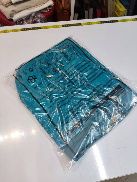 پرده پذیرایی صدفی آبی تیره - نورگیر و زیبا