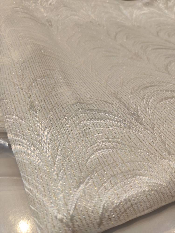 Turkish Crepe Sheer with Wave Pattern, Luxurious and Modern - For Unique Interiors