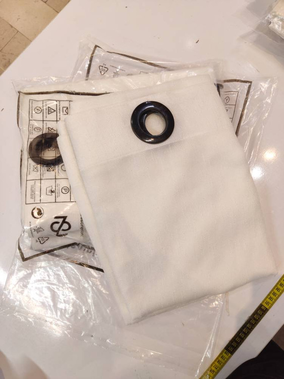 حریر کتان ترک، ابعاد بزرگ، لوکس و کلاسیک - برای پنجرههای مجلل