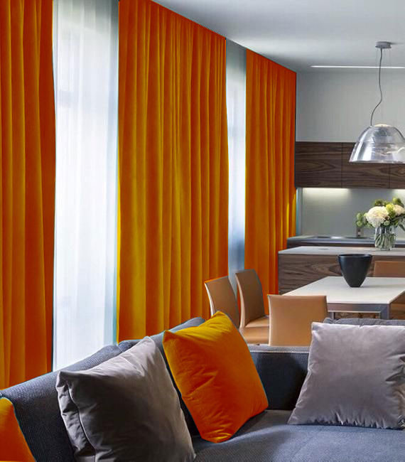 Plush Camel Velvet Curtains with a Luxurious Feel