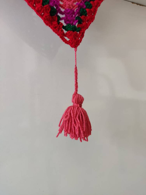 Vibrant Handmade Crochet Runner for Your Home