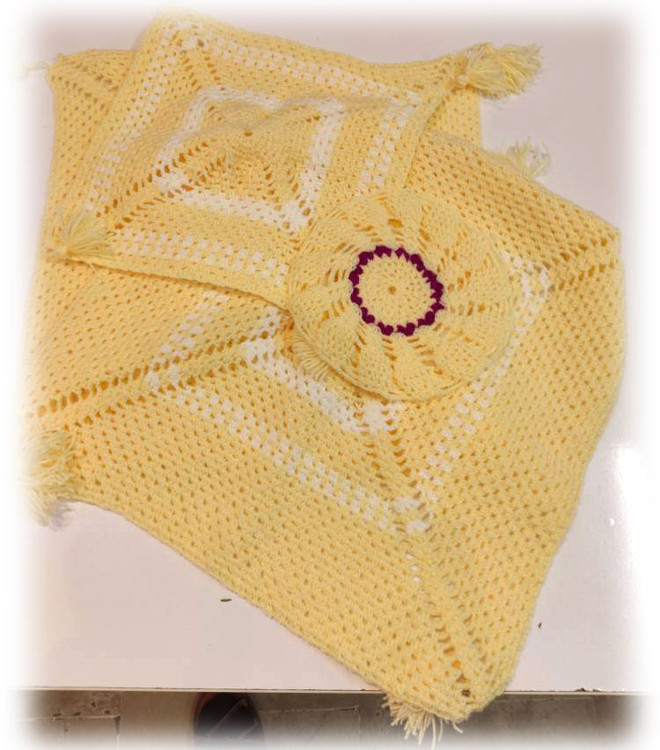 رومیزی دستبافت گلدار | زیربشقابی قلاببافی | دکوراسیون خانه | هدیه خاص