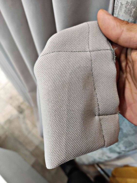 پرده آماده کیمیا (طوسی بژ) | ضدنور شماره2