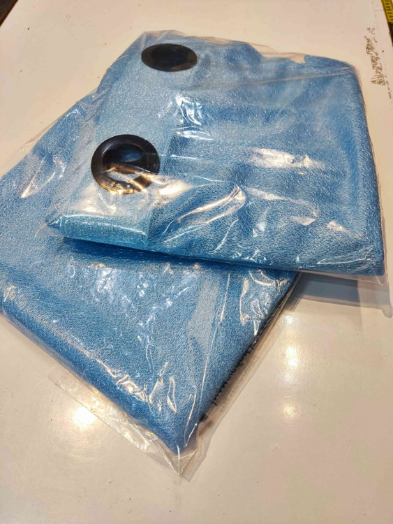 پرده آماده لیوما - رنگ آبی آسمانی انتخابی شیک و مینیمال۶