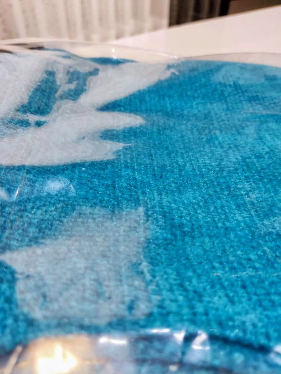 پرده آماده مخمل به رنگ آبی - پرده ای از جنس آرامش2