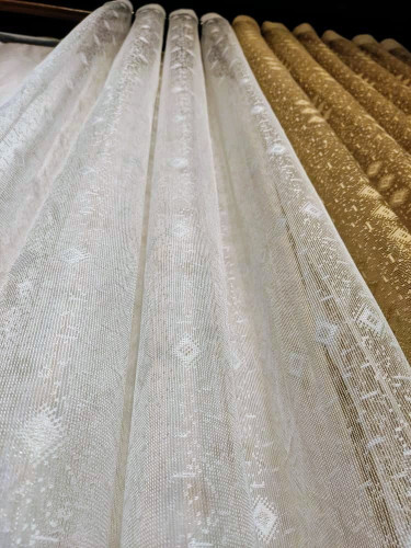 فروش ویژه پرده حریر راشل دو رنگ با قیمت استثنایی0