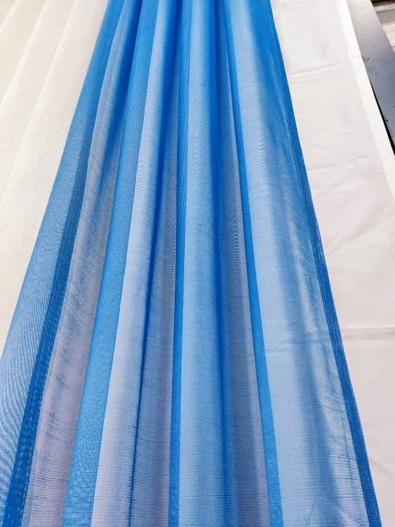 آرامش در رنگها | ترکیب چشمنواز حریر آبی و سفید1