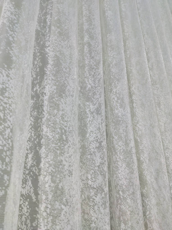 پرده حریر طرح برفی (پیکسلی) کد C25 | انتخابی برای خانههای مدرن1