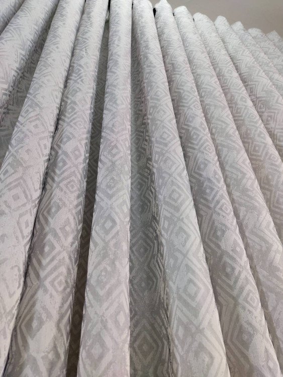 پرده حریر طوسی طرح لوزی کد CD25 – انتخابی اقتصادی0